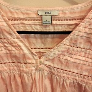 Othilia Anthropologie pintuck top